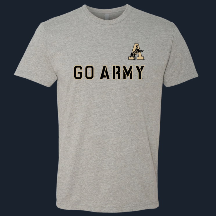 Officially Licensed Kicking Mule ARMY BEAT NAVY t-shirt - sweat ink